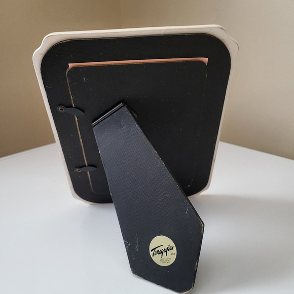 Vintage Ceramic Picture Frame with Floral Pattern - Picture 6 of 13